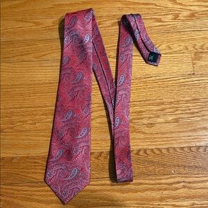Jones New York Red Paisley Tie